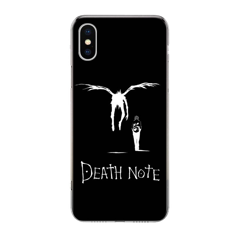 Anime DN Death Note Ryuk kiras Silicone Case For Apple iPhone 11 Pro SE 2020 6 6S 7 8 Plus + X 10 Ten XS MAX XR 5 5S Bags Cover Anime DN Death Note Ryuk kiras Silicone Case For Apple iPhone 11 Pro SE 2020 6 6S 7 8 Plus + X 10 Ten XS MAX XR 5 5S Bags Cover