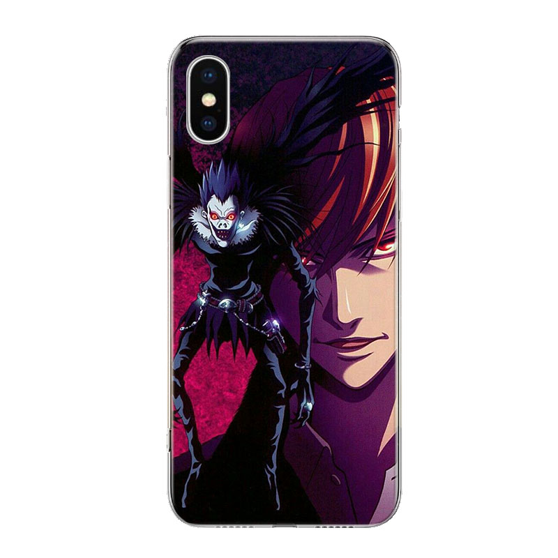 Anime DN Death Note Ryuk kiras Silicone Case For Apple iPhone 11 Pro SE 2020 6 6S 7 8 Plus + X 10 Ten XS MAX XR 5 5S Bags Cover Anime DN Death Note Ryuk kiras Silicone Case For Apple iPhone 11 Pro SE 2020 6 6S 7 8 Plus + X 10 Ten XS MAX XR 5 5S Bags Cover