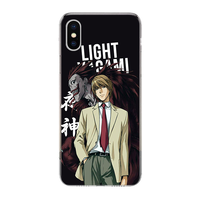 Anime DN Death Note Ryuk kiras Silicone Case For Apple iPhone 11 Pro SE 2020 6 6S 7 8 Plus + X 10 Ten XS MAX XR 5 5S Bags Cover Anime DN Death Note Ryuk kiras Silicone Case For Apple iPhone 11 Pro SE 2020 6 6S 7 8 Plus + X 10 Ten XS MAX XR 5 5S Bags Cover