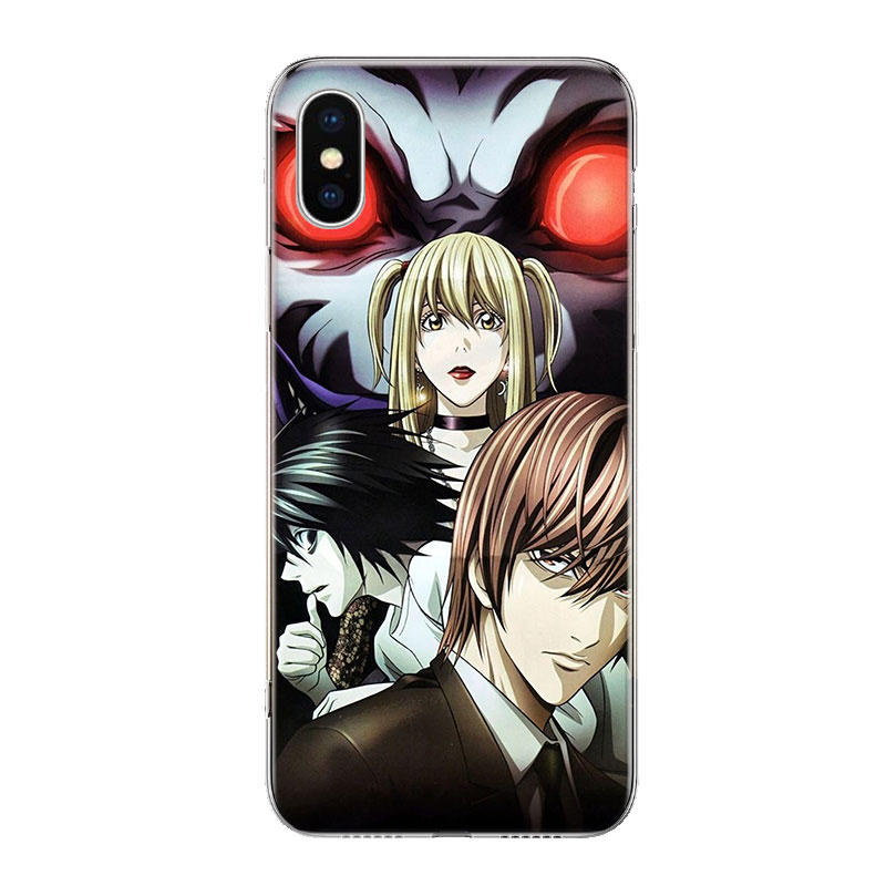 Anime DN Death Note Ryuk kiras Silicone Case For Apple iPhone 11 Pro SE 2020 6 6S 7 8 Plus + X 10 Ten XS MAX XR 5 5S Bags Cover Anime DN Death Note Ryuk kiras Silicone Case For Apple iPhone 11 Pro SE 2020 6 6S 7 8 Plus + X 10 Ten XS MAX XR 5 5S Bags Cover