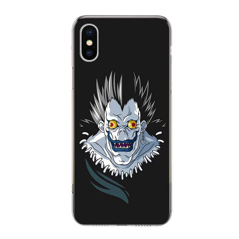 Anime DN Death Note Ryuk kiras Silicone Case For Apple iPhone 11 Pro SE 2020 6 6S 7 8 Plus + X 10 Ten XS MAX XR 5 5S Bags Cover Anime DN Death Note Ryuk kiras Silicone Case For Apple iPhone 11 Pro SE 2020 6 6S 7 8 Plus + X 10 Ten XS MAX XR 5 5S Bags Cover