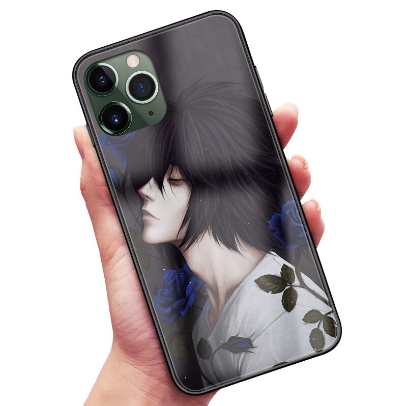 L Anime DN Death Note anime tempered glass soft silicone phone case cover shell For iPhone SE 6 6s 7 8 Plus X XR XS 11 Pro Max L Anime DN Death Note anime tempered glass soft silicone phone case cover shell For iPhone SE 6 6s 7 8 Plus X XR XS 11 Pro Max
