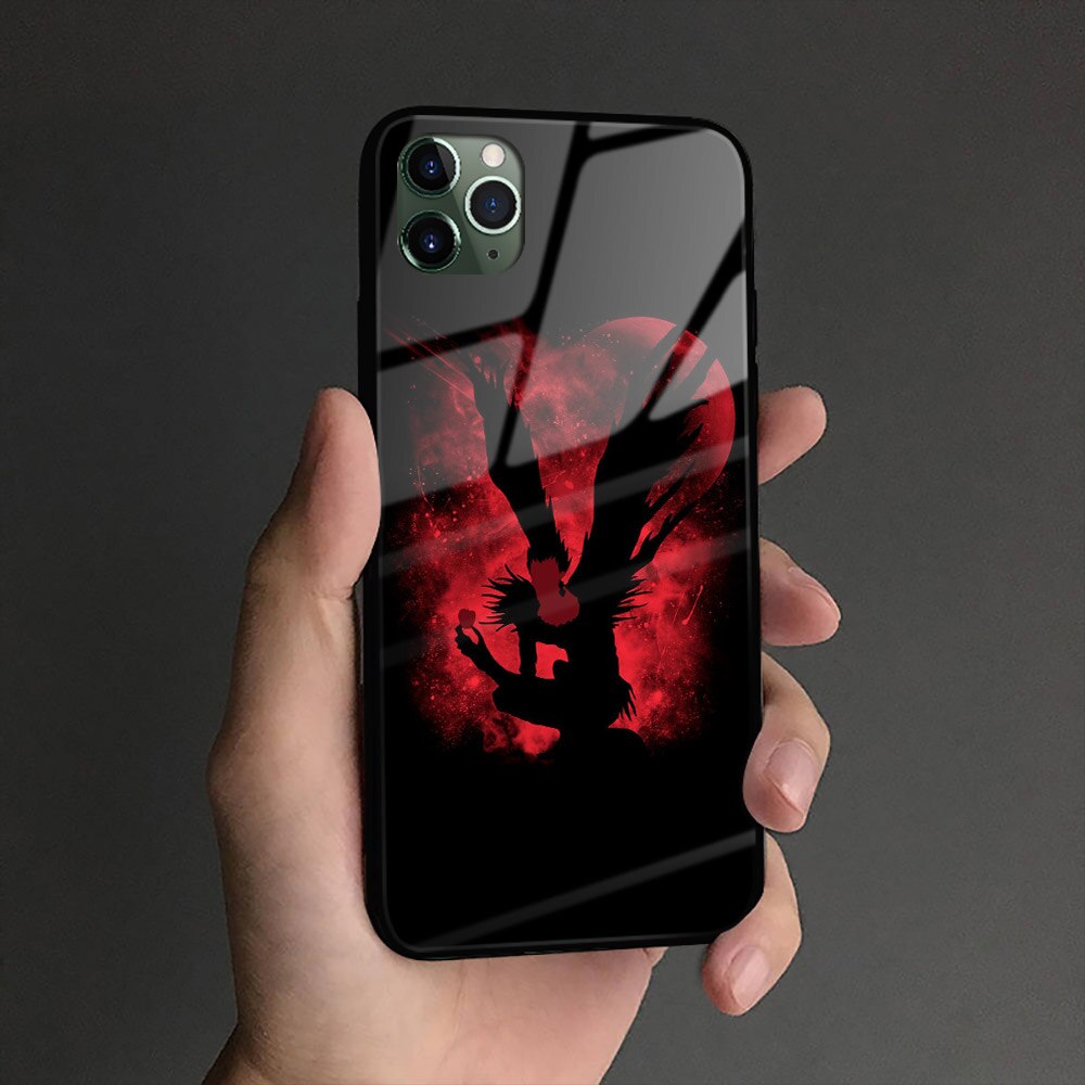 Ryuk Anime DN Death Note Poster Glass Soft Silicone Phone Case Cover Shell for IPhone SE 6s 7 8 Plus X XR XS 11 12 Mini Pro Max