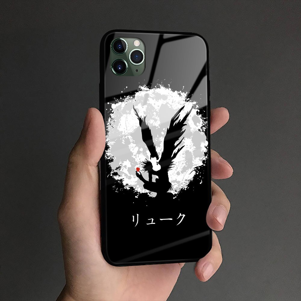 Shinigami ryuk Anime DN Death Note Poster Glass Soft Silicone Phone Case Cover Shell for IPhone SE 6s 7 8 Plus X XR XS 11 12 Mini Pro Max Shinigami ryuk Anime DN Death Note Poster Glass Soft Silicone Phone Case Cover Shell for IPhone SE 6s 7 8 Plus X XR XS 11 12 Mini Pro Max