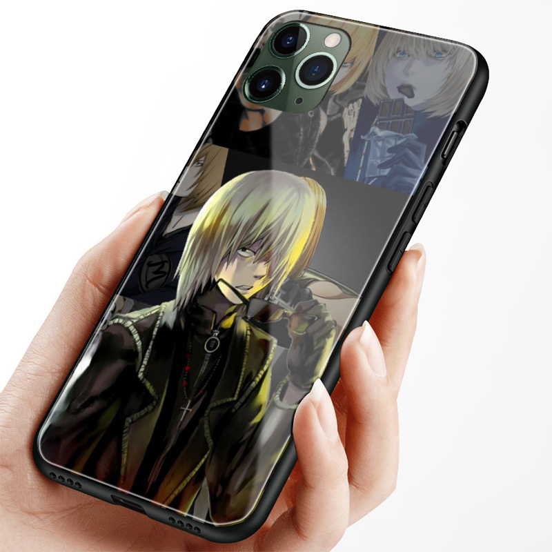 Mello Death note anime Tempered Glass Soft Silicone Phone Case Cover Shell For iPhone SE 6s 7 8 Plus X XR XS 11 Pro Max