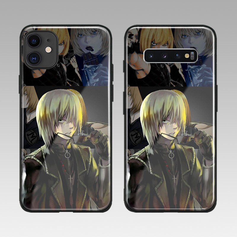 Mello Death note anime Tempered Glass Soft Silicone Phone Case Cover Shell For iPhone SE 6s 7 8 Plus X XR XS 11 Pro Max