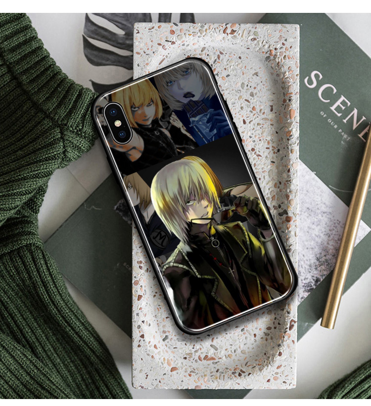 Mello Death note anime Tempered Glass Soft Silicone Phone Case Cover Shell For iPhone SE 6s 7 8 Plus X XR XS 11 Pro Max