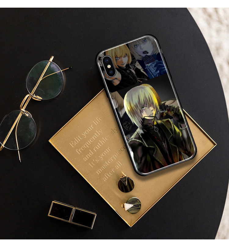 Mello Death note anime Tempered Glass Soft Silicone Phone Case Cover Shell For iPhone SE 6s 7 8 Plus X XR XS 11 Pro Max