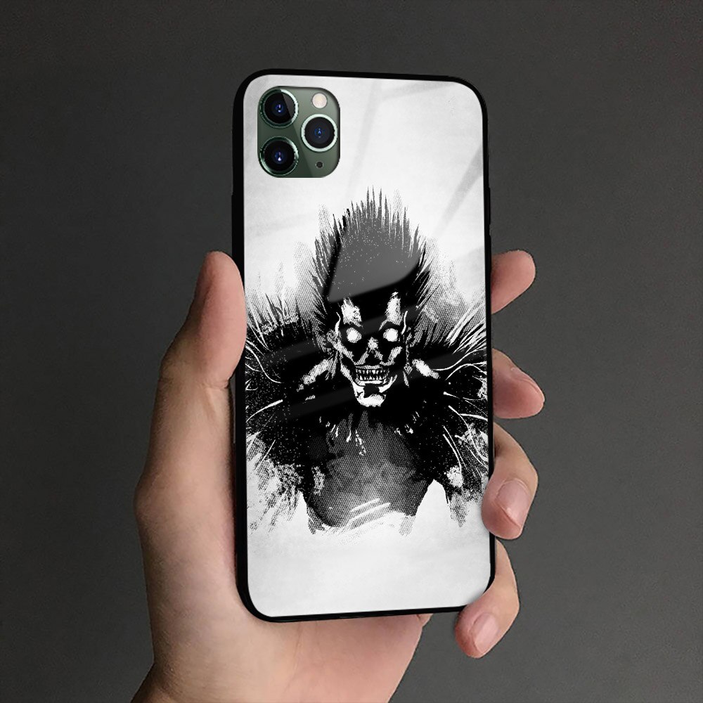 Ryuk Shinigami Anime DN Death Note Poster Glass Soft Silicone Phone Case Cover Shell for iPhone SE 6s 7 8 Plus X XR XS 11 12 Mini Pro Max Ryuk Shinigami Anime DN Death Note Poster Glass Soft Silicone Phone Case Cover Shell for iPhone SE 6s 7 8 Plus X XR XS 11 12 Mini Pro Max