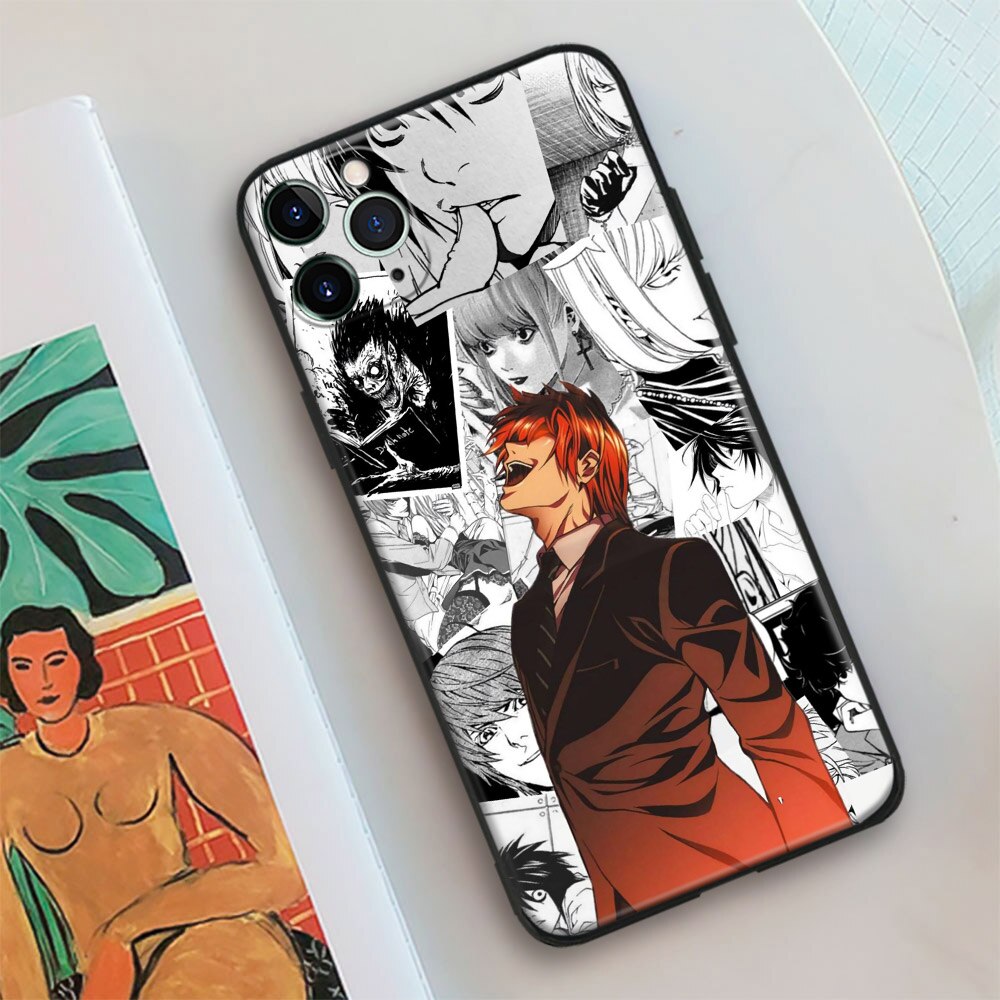 Light Yagami Anime DN Death Note anime Soft Silicone Glass Phone Case for IPhone SE 6s 7 8 Plus X Xr Xs 11 12 Mini Pro Max Samsung Light Yagami Anime DN Death Note anime Soft Silicone Glass Phone Case for IPhone SE 6s 7 8 Plus X Xr Xs 11 12 Mini Pro Max Samsung