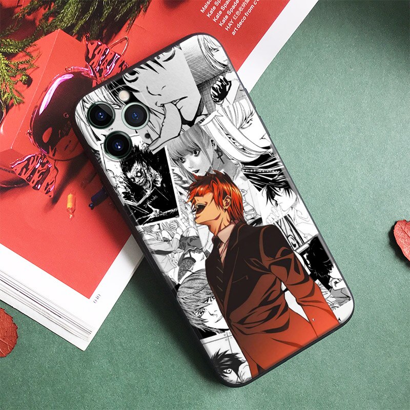 Light Yagami Anime DN Death Note anime Soft Silicone Glass Phone Case for IPhone SE 6s 7 8 Plus X Xr Xs 11 12 Mini Pro Max Samsung Light Yagami Anime DN Death Note anime Soft Silicone Glass Phone Case for IPhone SE 6s 7 8 Plus X Xr Xs 11 12 Mini Pro Max Samsung