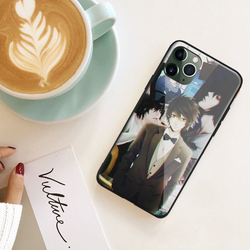 Yagami Light Anime DN Death Note Soft Silicone Glass Phone Case for IPhone SE 6s 7 8 Plus X Xr Xs 11 12 Mini Pro Max Samsung XiaoMi RedMi Yagami Light Anime DN Death Note Soft Silicone Glass Phone Case for IPhone SE 6s 7 8 Plus X Xr Xs 11 12 Mini Pro Max Samsung XiaoMi RedMi