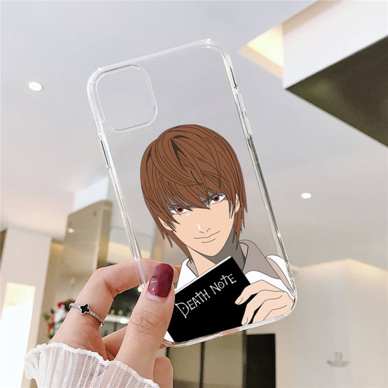 Anime DN Death Note Ryuk kira Phone Case Transparent soft For iphone 5 5s 5c se 6 6s 7 8 11 12 plus mini x xs xr pro max Anime DN Death Note Ryuk kira Phone Case Transparent soft For iphone 5 5s 5c se 6 6s 7 8 11 12 plus mini x xs xr pro max