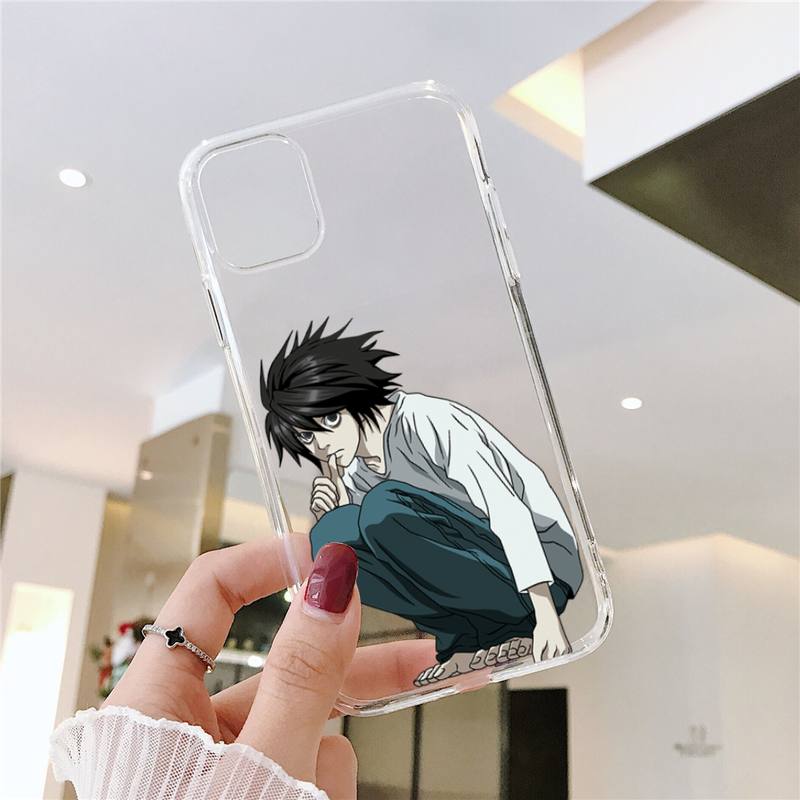 Anime DN Death Note Ryuk kira Phone Case Transparent soft For iphone 5 5s 5c se 6 6s 7 8 11 12 plus mini x xs xr pro max Anime DN Death Note Ryuk kira Phone Case Transparent soft For iphone 5 5s 5c se 6 6s 7 8 11 12 plus mini x xs xr pro max