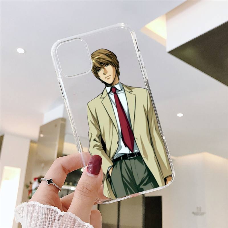 Anime DN Death Note Ryuk kira Phone Case Transparent soft For iphone 5 5s 5c se 6 6s 7 8 11 12 plus mini x xs xr pro max Anime DN Death Note Ryuk kira Phone Case Transparent soft For iphone 5 5s 5c se 6 6s 7 8 11 12 plus mini x xs xr pro max
