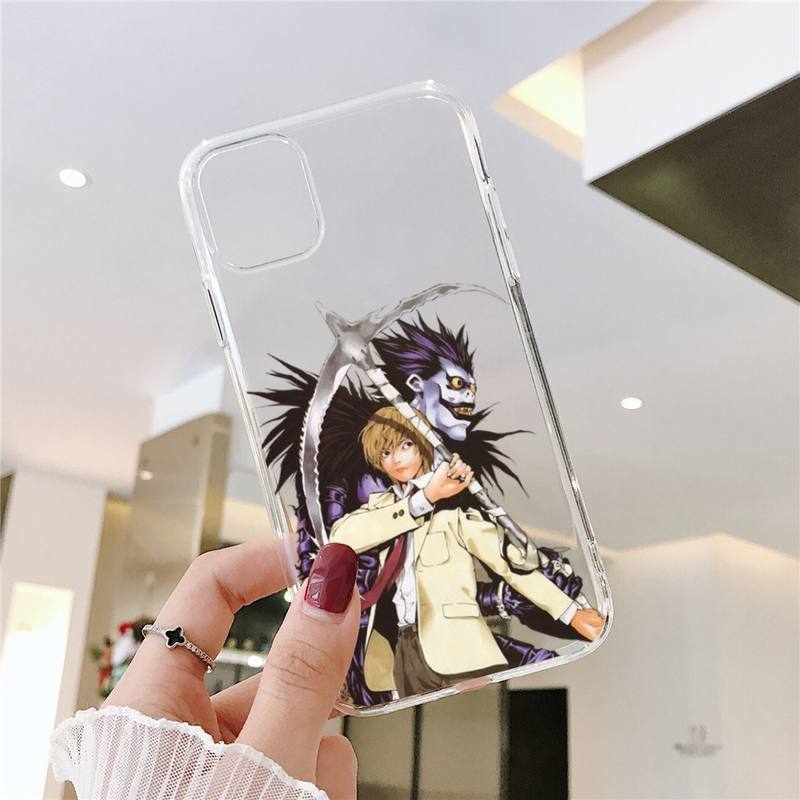 Anime DN Death Note Ryuk kira Phone Case Transparent soft For iphone 5 5s 5c se 6 6s 7 8 11 12 plus mini x xs xr pro max Anime DN Death Note Ryuk kira Phone Case Transparent soft For iphone 5 5s 5c se 6 6s 7 8 11 12 plus mini x xs xr pro max