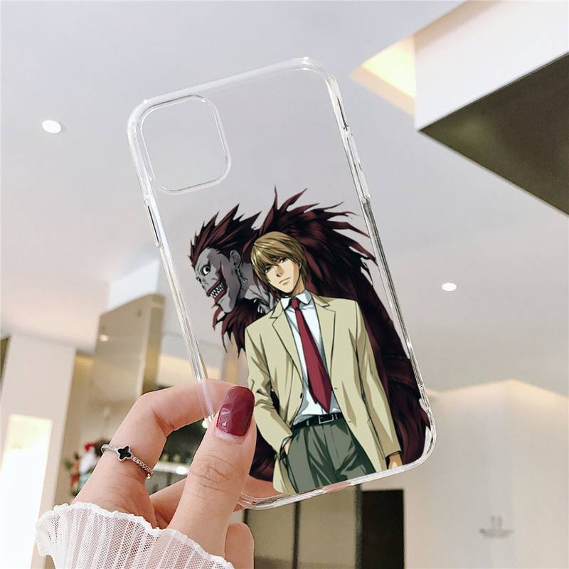 Anime DN Death Note Ryuk kira Phone Case Transparent soft For iphone 5 5s 5c se 6 6s 7 8 11 12 plus mini x xs xr pro max Anime DN Death Note Ryuk kira Phone Case Transparent soft For iphone 5 5s 5c se 6 6s 7 8 11 12 plus mini x xs xr pro max