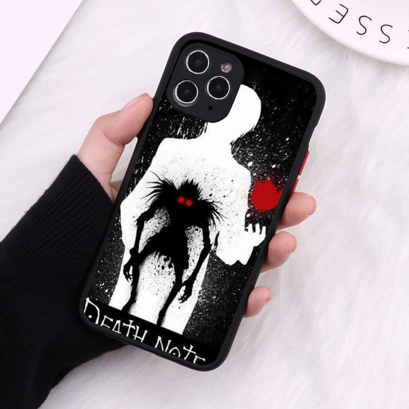 Manga Anime DN Death Note Ryuk Phone Case Matte Transparent For iPhone 12 Mini 11 Pro XR XS Max 7 8 Plus Manga Anime DN Death Note Ryuk Phone Case Matte Transparent For iPhone 12 Mini 11 Pro XR XS Max 7 8 Plus