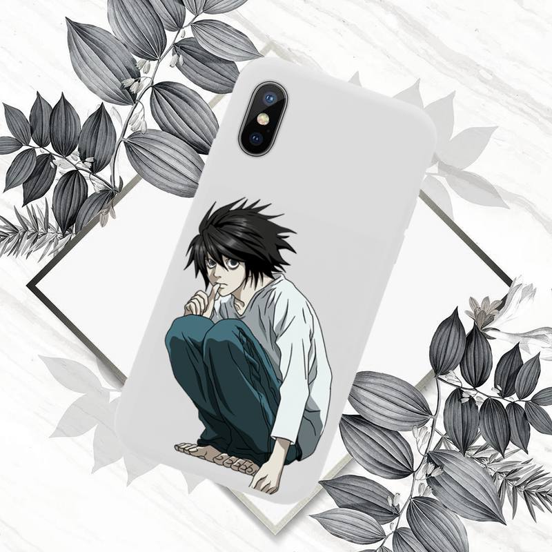 Anime DN Death Note Ryuk kira Phone Case White Candy Color for iPhone 11 12 mini pro XS MAX 8 7 6 6S Plus X SE 2020 XR Anime DN Death Note Ryuk kira Phone Case White Candy Color for iPhone 11 12 mini pro XS MAX 8 7 6 6S Plus X SE 2020 XR
