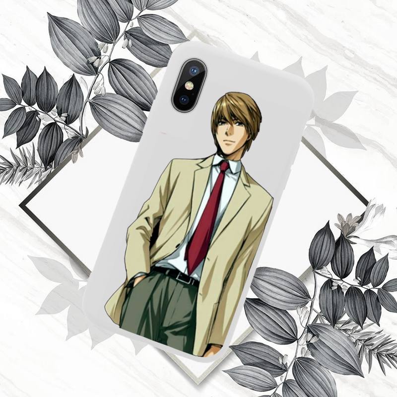 Anime DN Death Note Ryuk kira Phone Case White Candy Color for iPhone 11 12 mini pro XS MAX 8 7 6 6S Plus X SE 2020 XR Anime DN Death Note Ryuk kira Phone Case White Candy Color for iPhone 11 12 mini pro XS MAX 8 7 6 6S Plus X SE 2020 XR