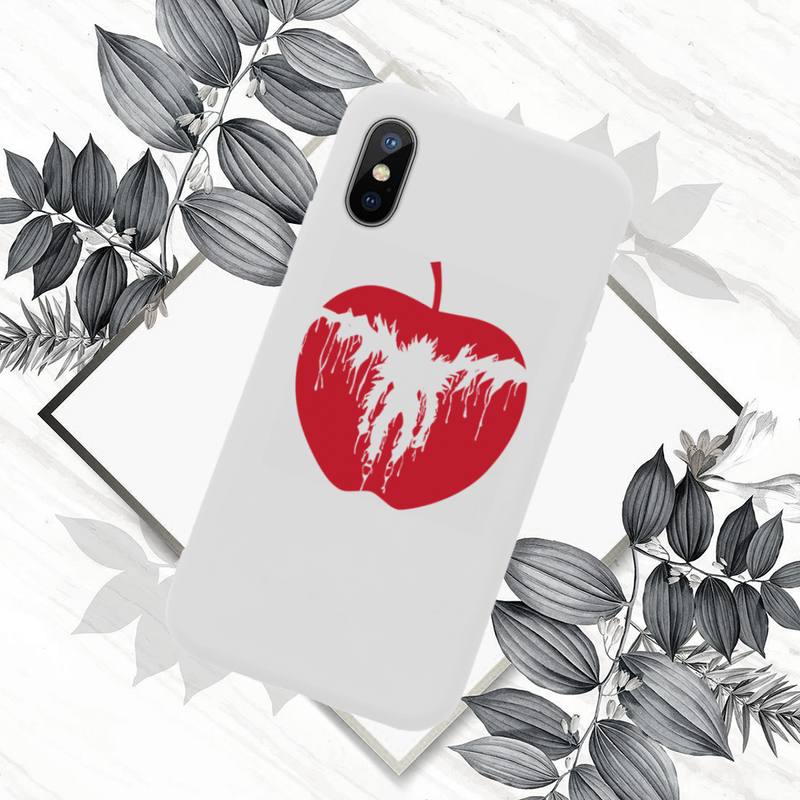Anime DN Death Note Ryuk kira Phone Case White Candy Color for iPhone 11 12 mini pro XS MAX 8 7 6 6S Plus X SE 2020 XR Anime DN Death Note Ryuk kira Phone Case White Candy Color for iPhone 11 12 mini pro XS MAX 8 7 6 6S Plus X SE 2020 XR