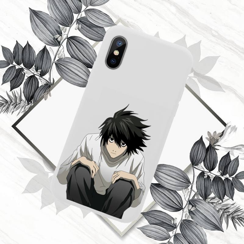 Anime DN Death Note Ryuk kira Phone Case White Candy Color for iPhone 11 12 mini pro XS MAX 8 7 6 6S Plus X SE 2020 XR Anime DN Death Note Ryuk kira Phone Case White Candy Color for iPhone 11 12 mini pro XS MAX 8 7 6 6S Plus X SE 2020 XR
