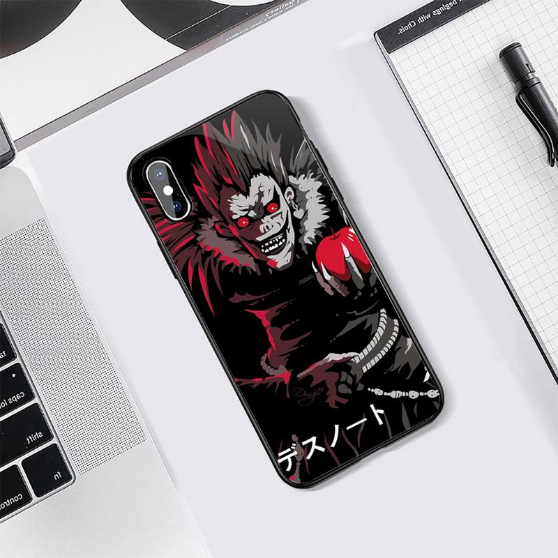death note fundas Phone Cases Tempered glass For iphone 5C 6 6S 7 8 plus X XS XR 11 PRO MAX death note fundas Phone Cases Tempered glass For iphone 5C 6 6S 7 8 plus X XS XR 11 PRO MAX