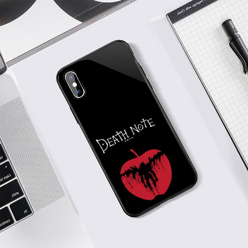 death note fundas Phone Cases Tempered glass For iphone 5C 6 6S 7 8 plus X XS XR 11 PRO MAX death note fundas Phone Cases Tempered glass For iphone 5C 6 6S 7 8 plus X XS XR 11 PRO MAX