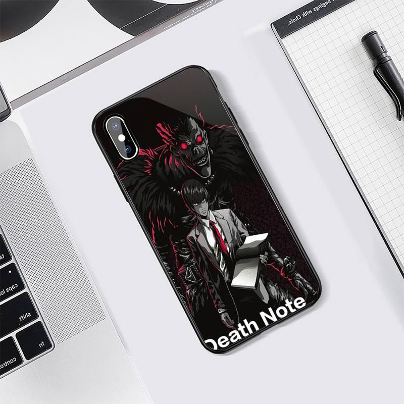 death note fundas Phone Cases Tempered glass For iphone 5C 6 6S 7 8 plus X XS XR 11 PRO MAX death note fundas Phone Cases Tempered glass For iphone 5C 6 6S 7 8 plus X XS XR 11 PRO MAX