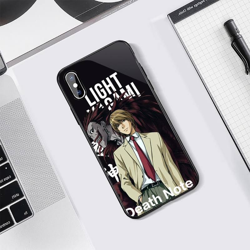 death note fundas Phone Cases Tempered glass For iphone 5C 6 6S 7 8 plus X XS XR 11 PRO MAX death note fundas Phone Cases Tempered glass For iphone 5C 6 6S 7 8 plus X XS XR 11 PRO MAX