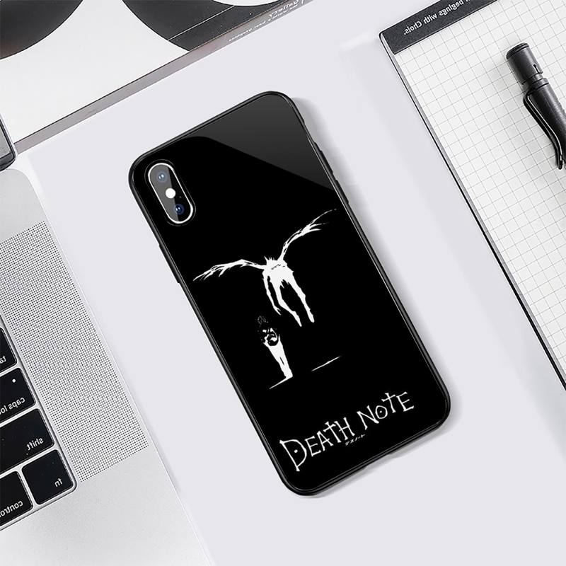 death note fundas Phone Cases Tempered glass For iphone 5C 6 6S 7 8 plus X XS XR 11 PRO MAX death note fundas Phone Cases Tempered glass For iphone 5C 6 6S 7 8 plus X XS XR 11 PRO MAX