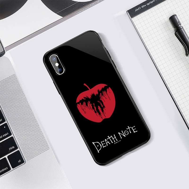 death note fundas Phone Cases Tempered glass For iphone 5C 6 6S 7 8 plus X XS XR 11 PRO MAX death note fundas Phone Cases Tempered glass For iphone 5C 6 6S 7 8 plus X XS XR 11 PRO MAX