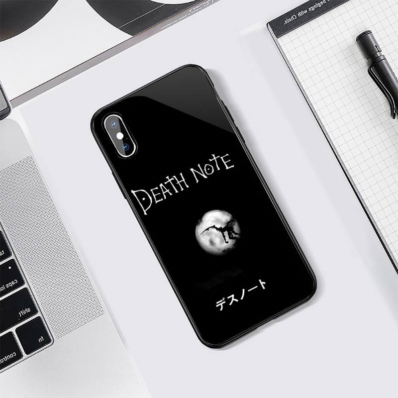 death note fundas Phone Cases Tempered glass For iphone 5C 6 6S 7 8 plus X XS XR 11 PRO MAX death note fundas Phone Cases Tempered glass For iphone 5C 6 6S 7 8 plus X XS XR 11 PRO MAX