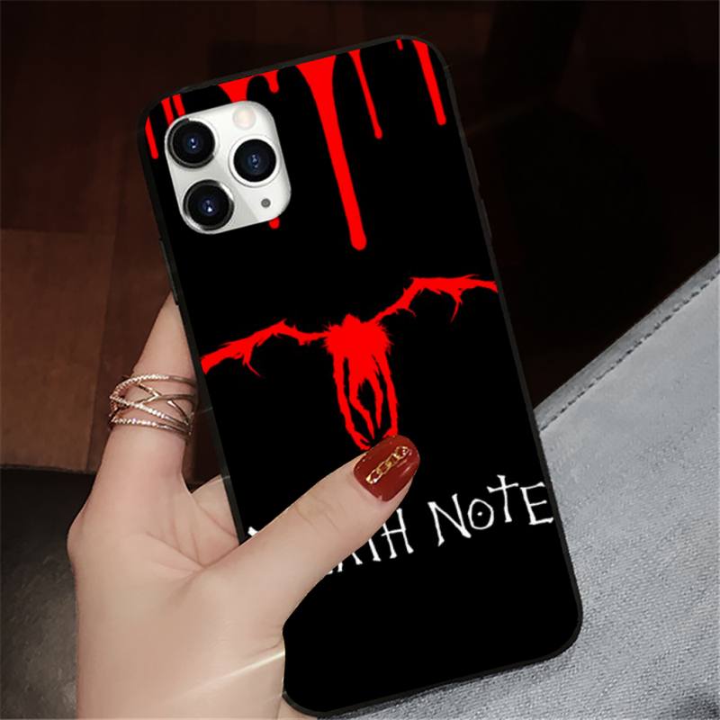 Manga Anime DN Death Note Ryuk Phone Case for iPhone 7 8 11 12 Pro X XS Max XR Samsung A S 10 20 50 Plus pro funda