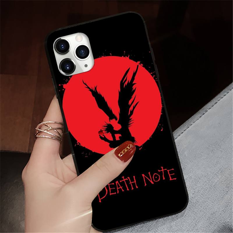 Manga Anime DN Death Note Ryuk Phone Case for iPhone 7 8 11 12 Pro X XS Max XR Samsung A S 10 20 50 Plus pro funda