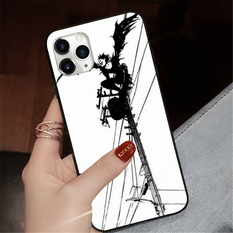 Manga Anime DN Death Note Ryuk Phone Case for iPhone 7 8 11 12 Pro X XS Max XR Samsung A S 10 20 50 Plus pro funda