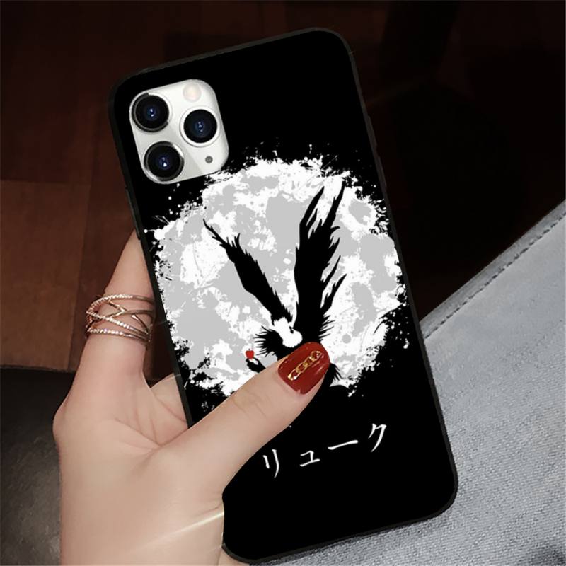 Manga Anime DN Death Note Ryuk Phone Case for iPhone 7 8 11 12 Pro X XS Max XR Samsung A S 10 20 50 Plus pro funda