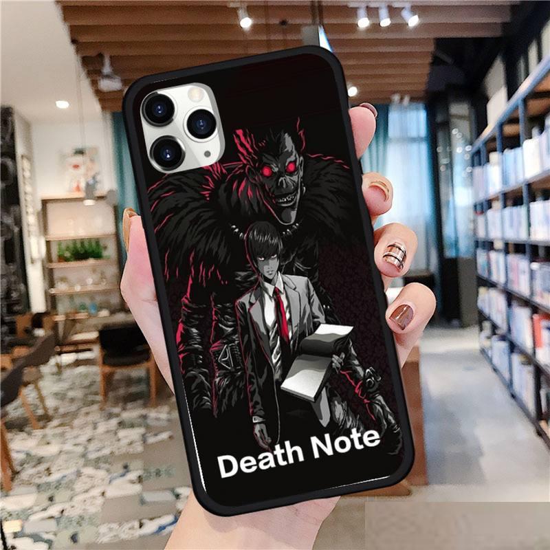 Anime DN Death Note Ryuk kira Phone Case For iphone 7 8 12 11 Samsung S 10 9 8 X XS pro Max Plus Soft silicone cover funda