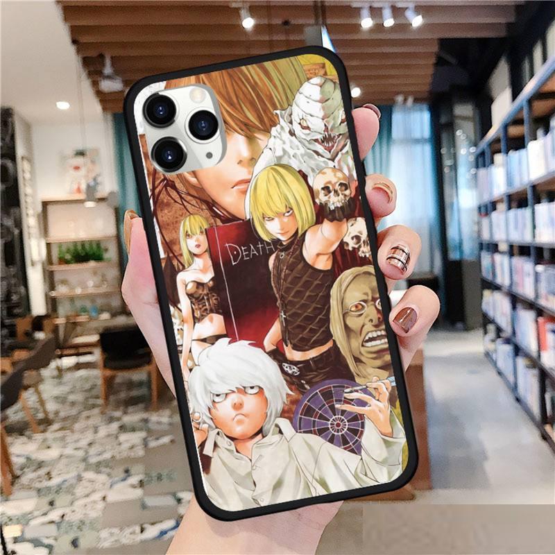 Anime DN Death Note Ryuk kira Phone Case For iphone 7 8 12 11 Samsung S 10 9 8 X XS pro Max Plus Soft silicone cover funda