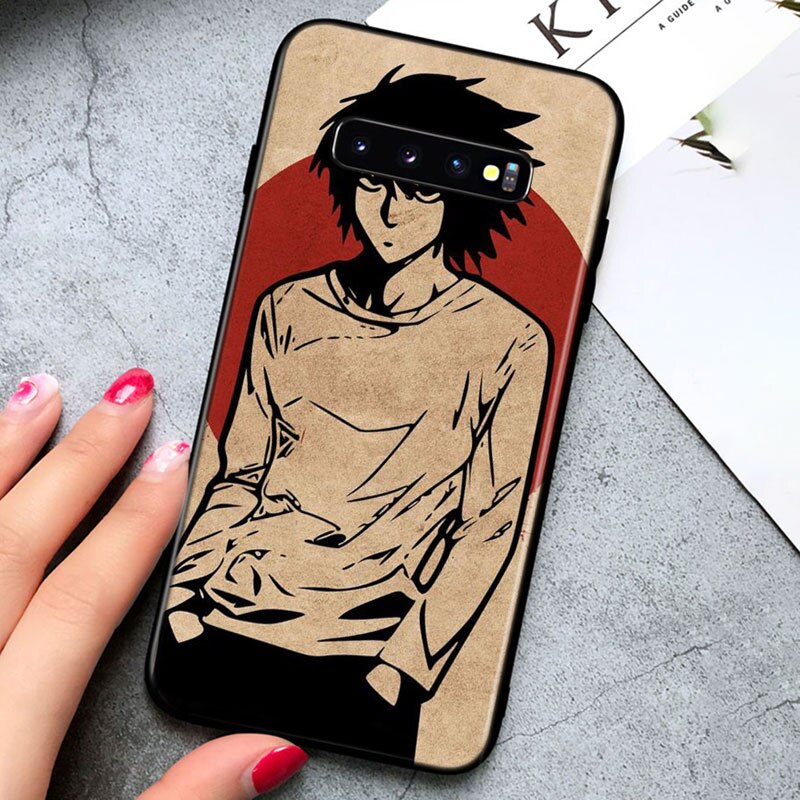 death note For Samsung S21 S20 FE S10e S10 S9 S8 S7 S6 Ultra Plus Lite Edge Silicone Black Soft Phone Case