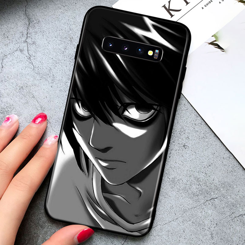 death note For Samsung S21 S20 FE S10e S10 S9 S8 S7 S6 Ultra Plus Lite Edge Silicone Black Soft Phone Case