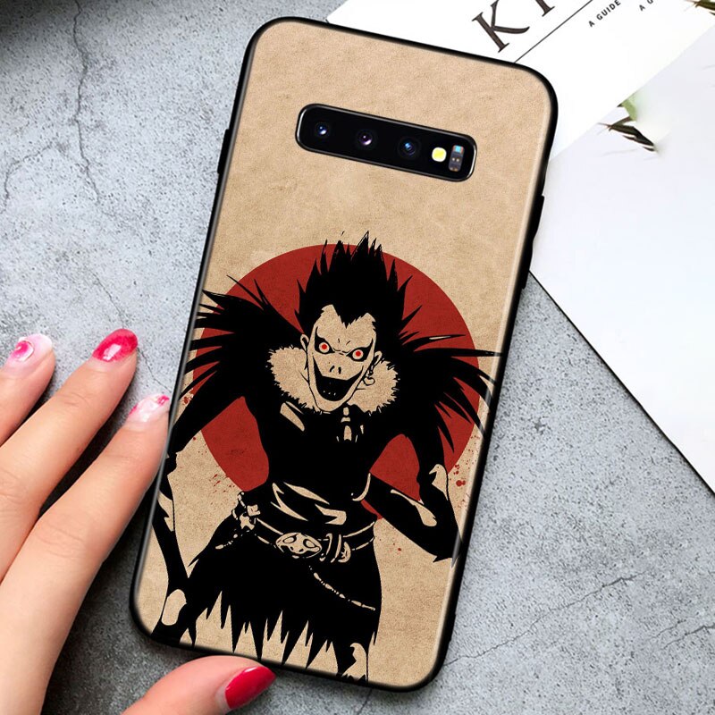 death note For Samsung S21 S20 FE S10e S10 S9 S8 S7 S6 Ultra Plus Lite Edge Silicone Black Soft Phone Case