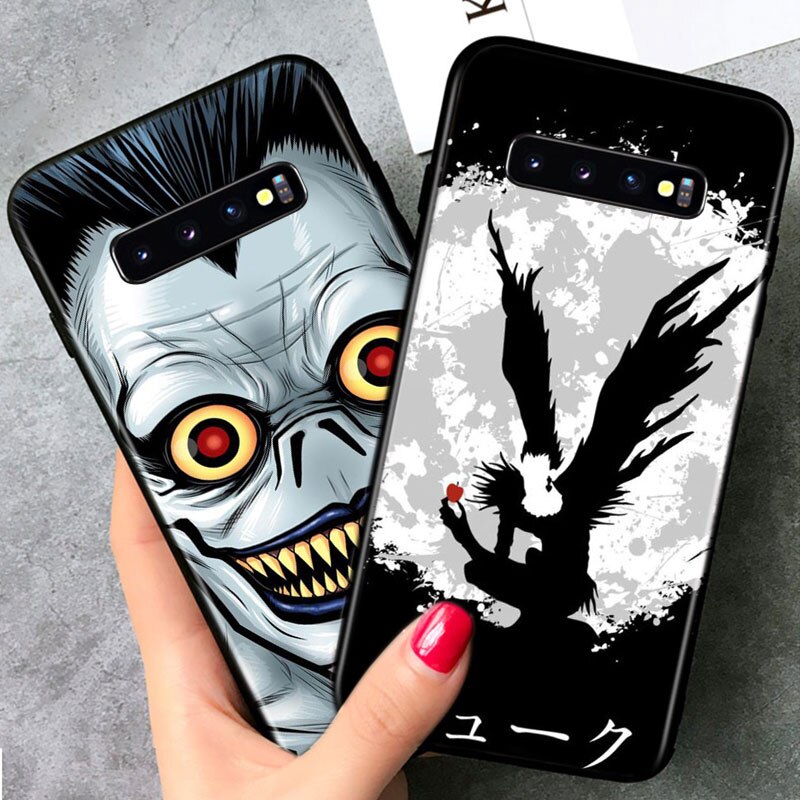 death note For Samsung S21 S20 FE S10e S10 S9 S8 S7 S6 Ultra Plus Lite Edge Silicone Black Soft Phone Case