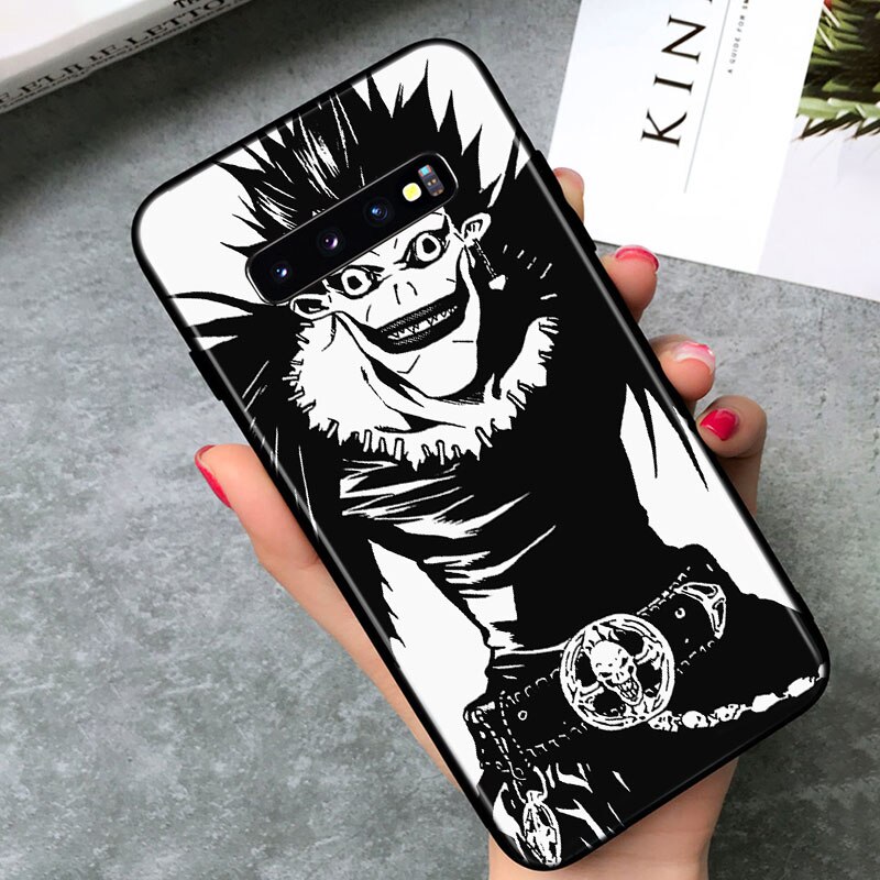 death note For Samsung S21 S20 FE S10e S10 S9 S8 S7 S6 Ultra Plus Lite Edge Silicone Black Soft Phone Case
