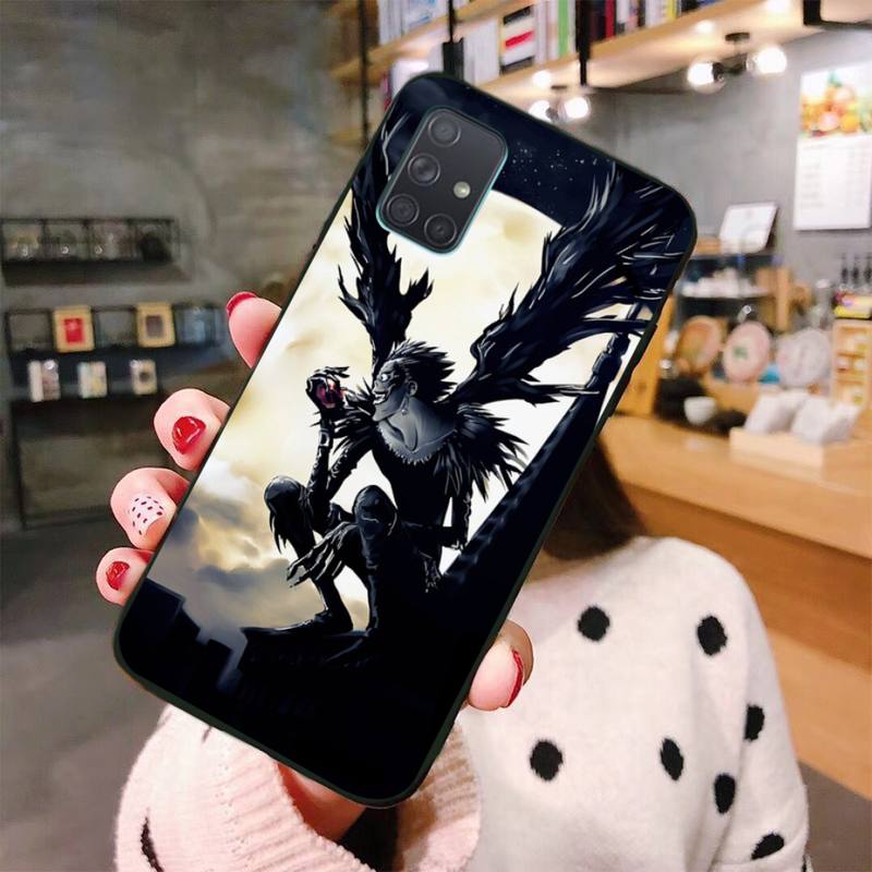 CUTEWANAN Anime DN Death Note Ryuk kira Luxury Phone Cover For Samsung Galaxy A01 A11 A31 A81 A10 A20 A30 A40 A50 A70 A80 A71 A91 A51 CUTEWANAN Anime DN Death Note Ryuk kira Luxury Phone Cover For Samsung Galaxy A01 A11 A31 A81 A10 A20 A30 A40 A50 A70 A80 A71 A91 A51