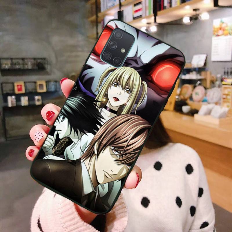 CUTEWANAN Anime DN Death Note Ryuk kira Luxury Phone Cover For Samsung Galaxy A01 A11 A31 A81 A10 A20 A30 A40 A50 A70 A80 A71 A91 A51