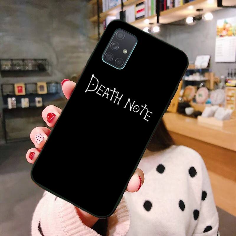 CUTEWANAN Anime DN Death Note Ryuk kira Luxury Phone Cover For Samsung Galaxy A01 A11 A31 A81 A10 A20 A30 A40 A50 A70 A80 A71 A91 A51