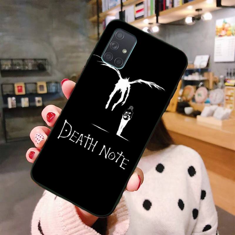 CUTEWANAN Anime DN Death Note Ryuk kira Luxury Phone Cover For Samsung Galaxy A01 A11 A31 A81 A10 A20 A30 A40 A50 A70 A80 A71 A91 A51