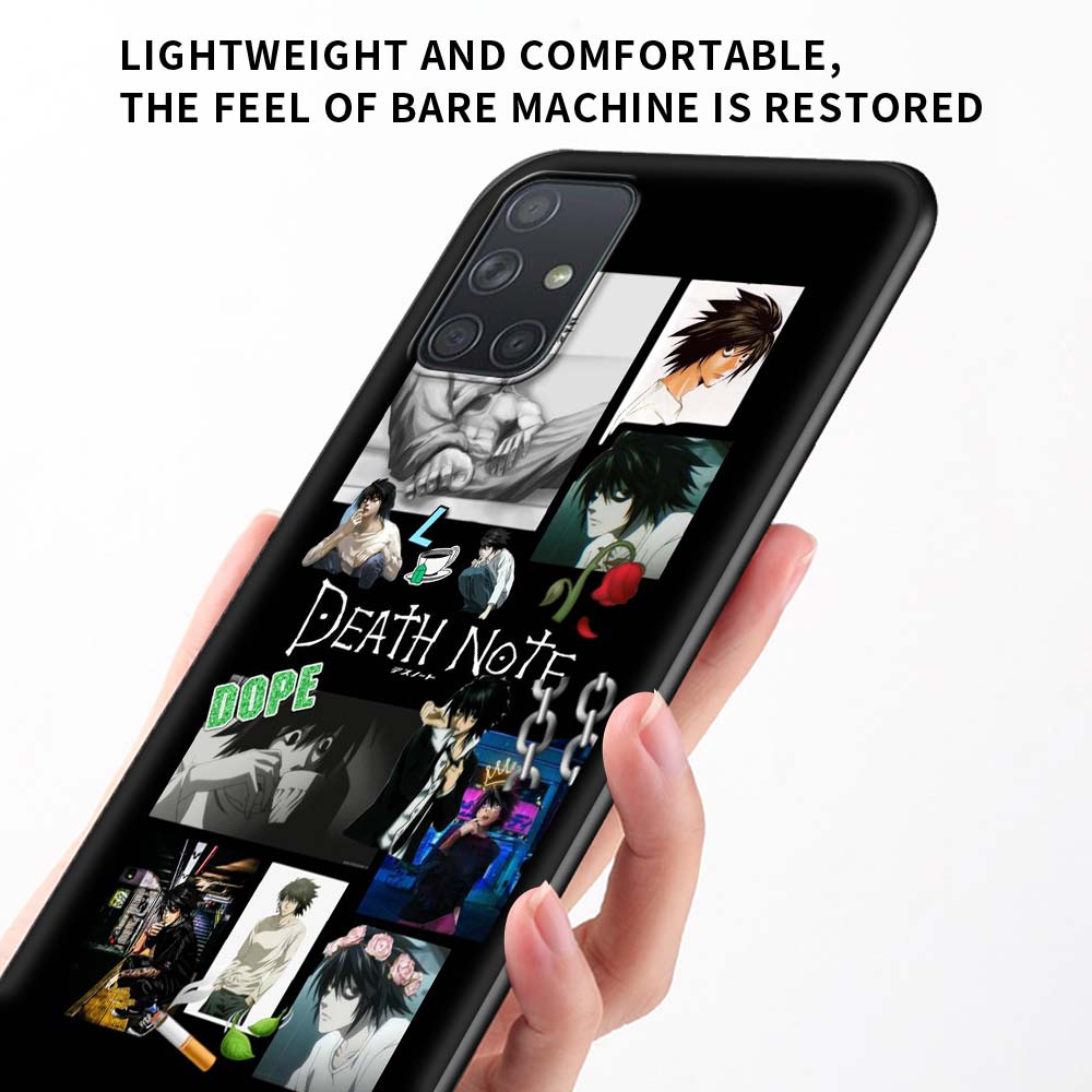 Anime DN Death Note Ryuk Soft Phone Case For Samsung Galaxy A51 A71 A50 A21s A10 A20e A30 A40 A70 A31 A41 A01 A11 A32 Cover Coque Fundas Anime DN Death Note Ryuk Soft Phone Case For Samsung Galaxy A51 A71 A50 A21s A10 A20e A30 A40 A70 A31 A41 A01 A11 A32 Cover Coque Fundas