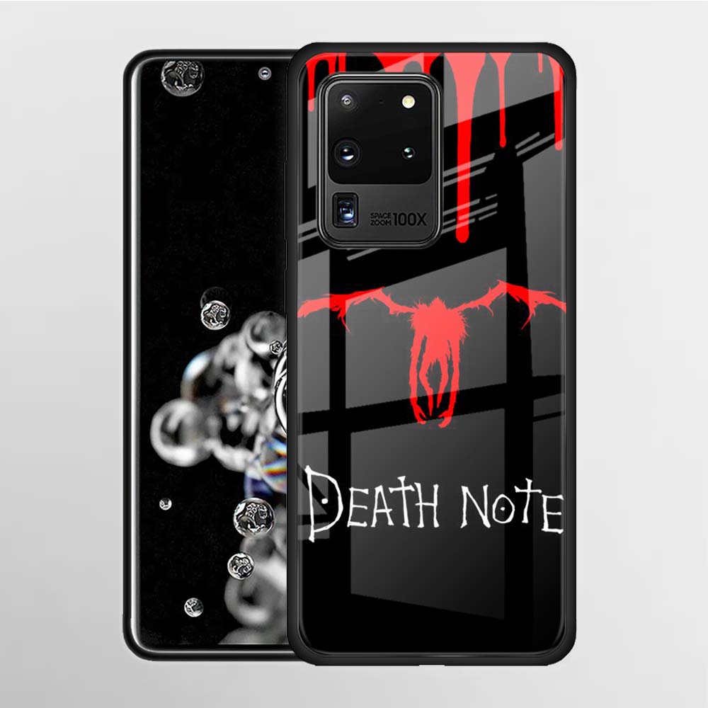 Anime DN Death Note Tempered Glass Shell Cover Phone Case